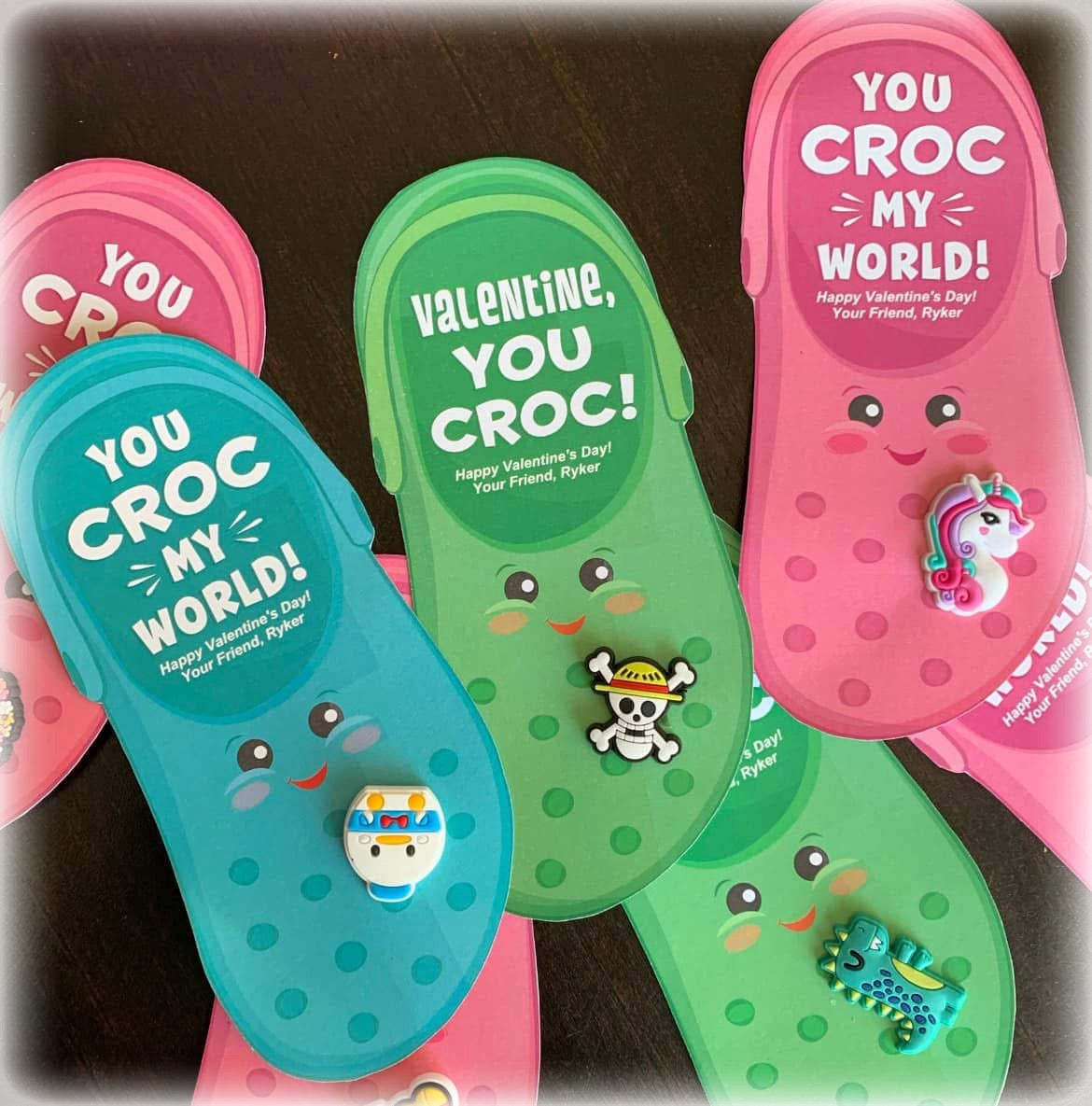 You Croc my world Valentines