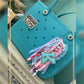 Varsity letter Bogg bag tag