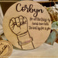 Baby bracelet plaque