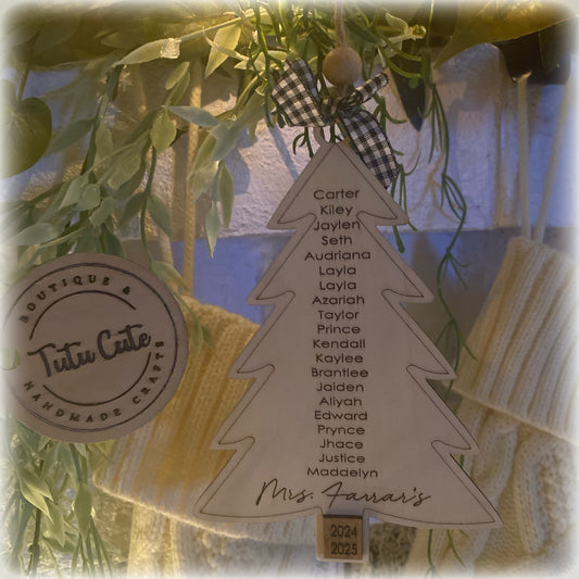 Teacher classroom ornament