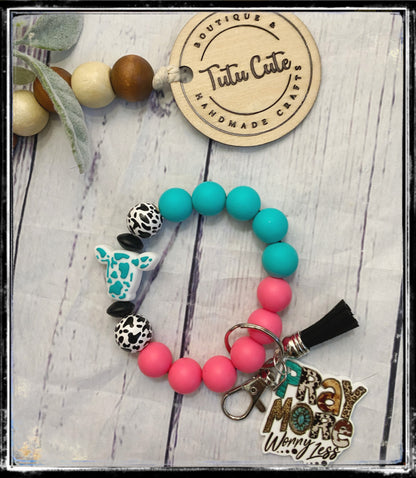 Cow wristlet