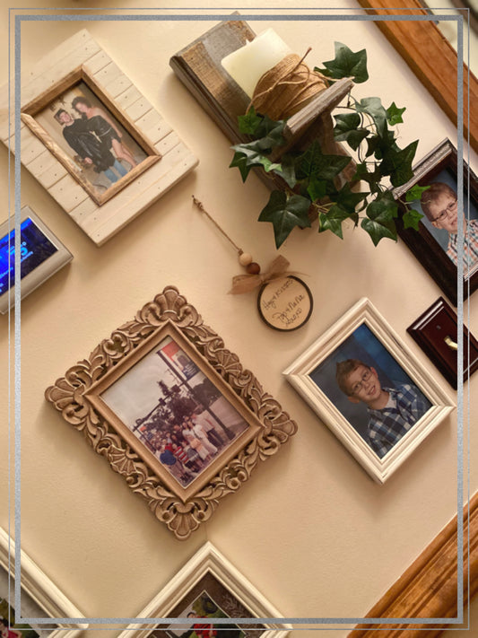 Custom handwritten ornament and/ or accent decor