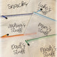 Clear zipper bags