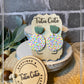 Colorful drop earrings