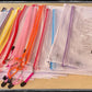 Clear zipper bags