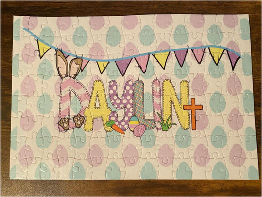 Easter personalized puzzles