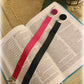 Monogrammed Bible bookmark