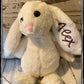 Stuffed monogrammed bunny
