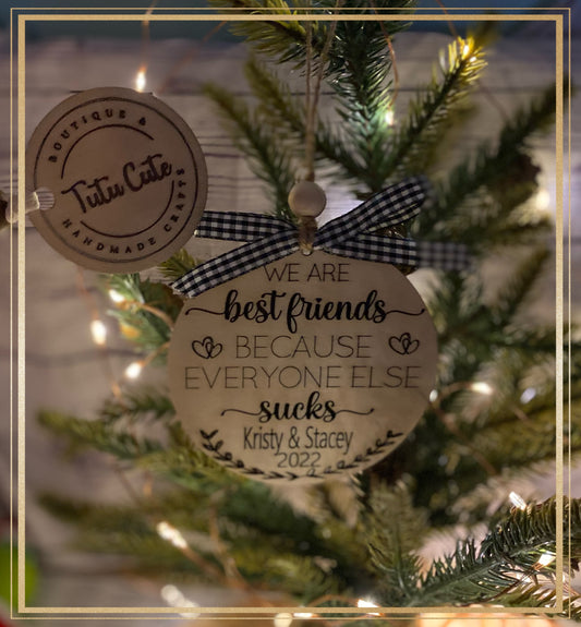 Best friend ornament