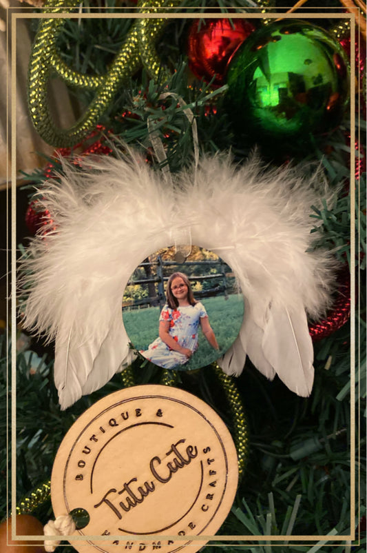 Angel wing ornaments