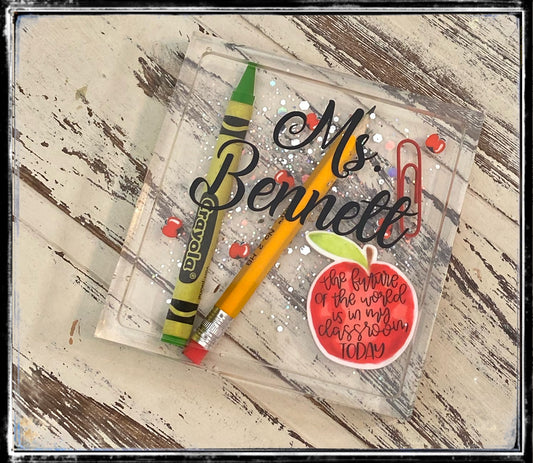 Teacher coaster
