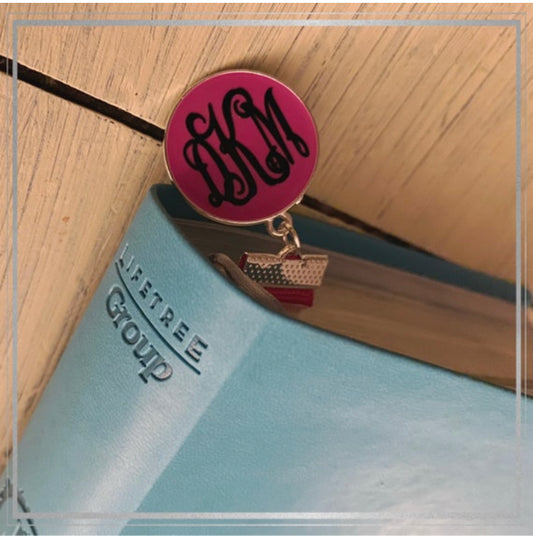 Monogrammed Bible bookmark