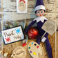 Paint party elf prop set(elf not included)