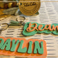 Personalized tag keychain