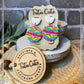 Colorful drop earrings