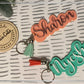 Personalized tag keychain