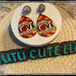 Wooden teacher earrings
