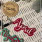 Personalized tag keychain