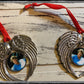 Angel wing ornaments